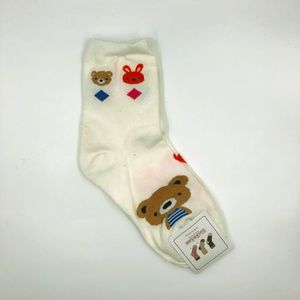 Cotton Kawaii Character Socks 12 pair